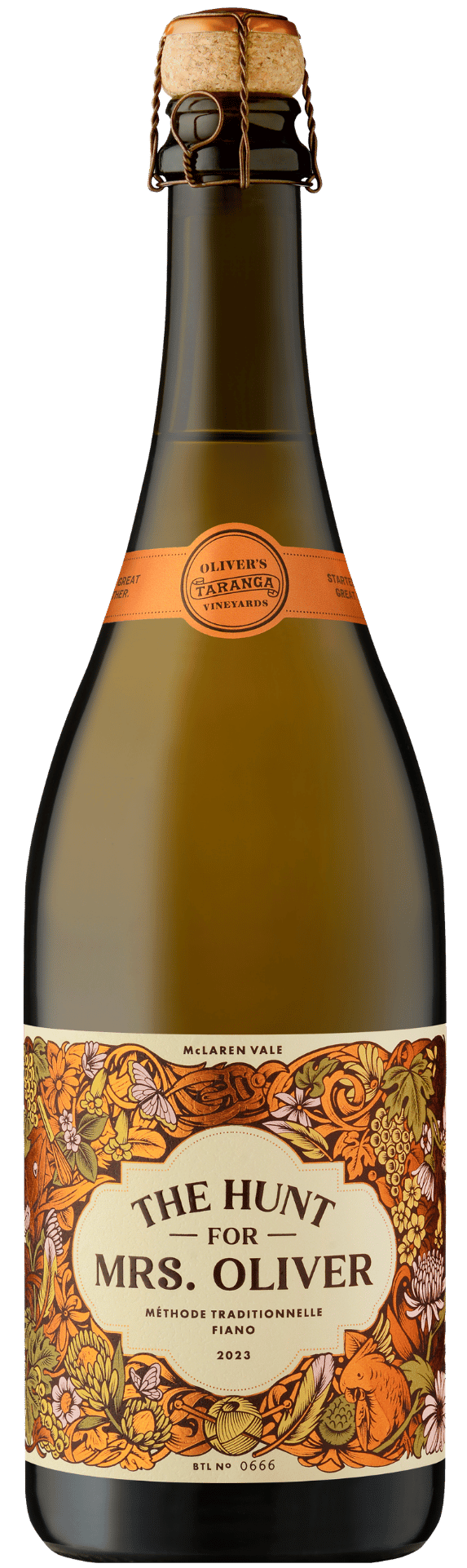 2023 The Hunt for Mrs Oliver Sparkling Fiano